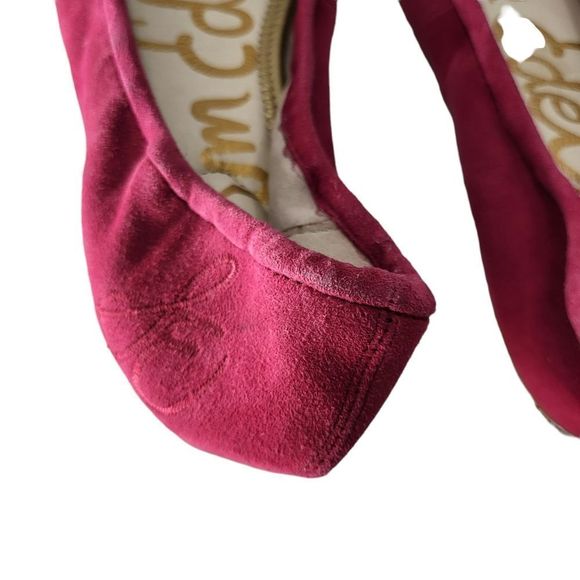 Sam Edelman Felicia Flat in Pink Suede Sz 6M. - Picture 9 of 13